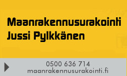 Maanrakennusurakointi Jussi Pylkkänen logo
